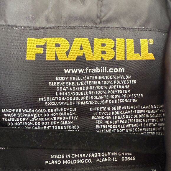 Men Frabill I3 Series Jacket Windproof Waterproof Outdoor Woodsman Size Medium - Picture 8 of 13